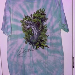 Harry potter Slytherin tie-dye shirt